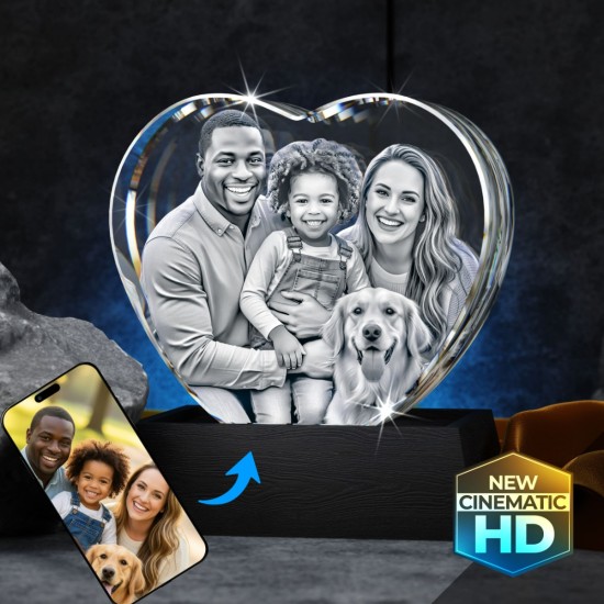 3D Crystal Heart main product photo