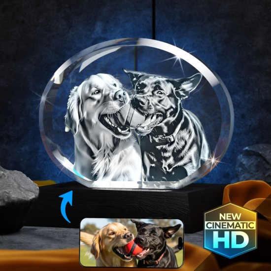 3D Crystal Oval main product photo