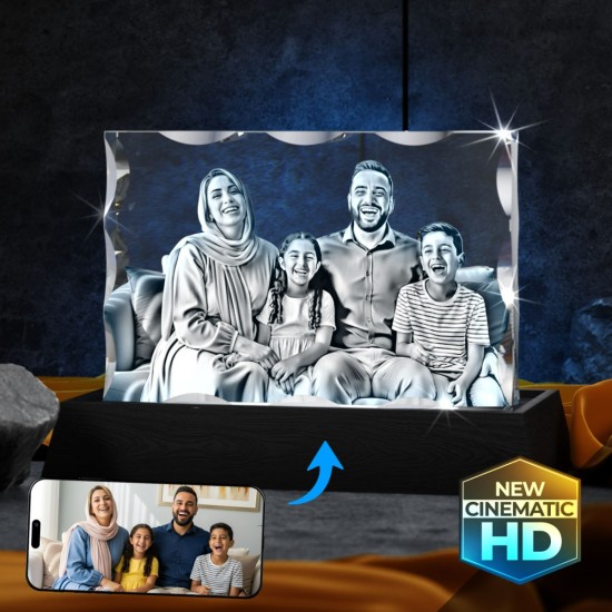 3D Notched Crystal Wide main product photo