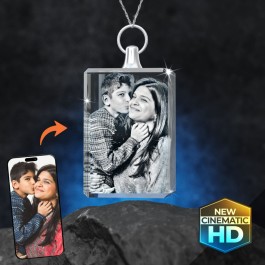 2D Crystal Rectangle Necklaces