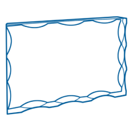 3D Notched Crystal Wide 7x5x1.2
