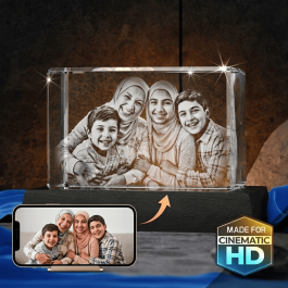 3D Crystal Rectangle Wide