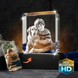 3D Crystal Tapered Square 