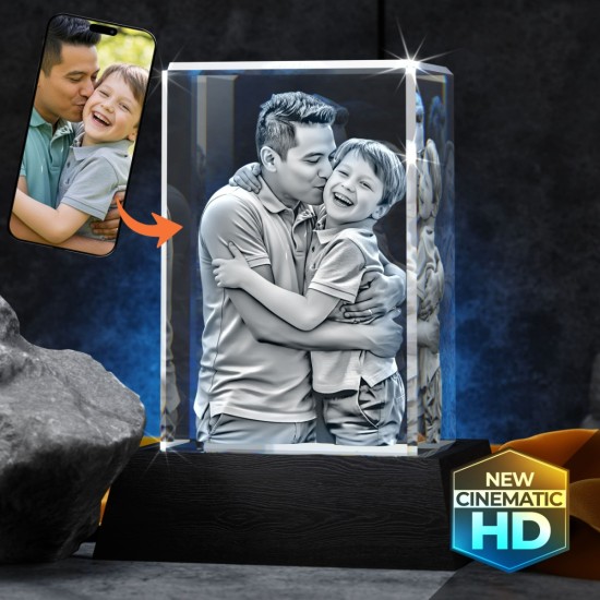 3D Crystal Rectangle Tall