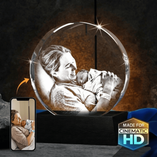 3D Crystal Circle/Puck