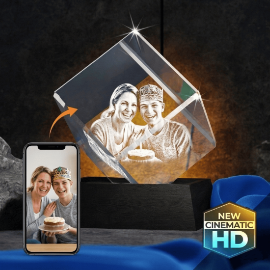 3D Crystal Cut Corner Diamond