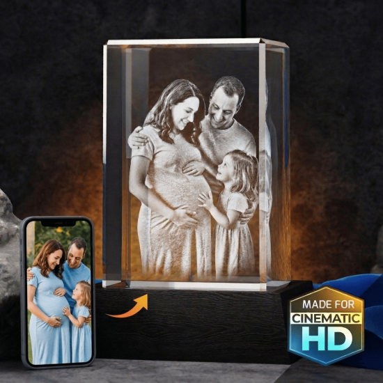 3D Crystal Rectangle Tall