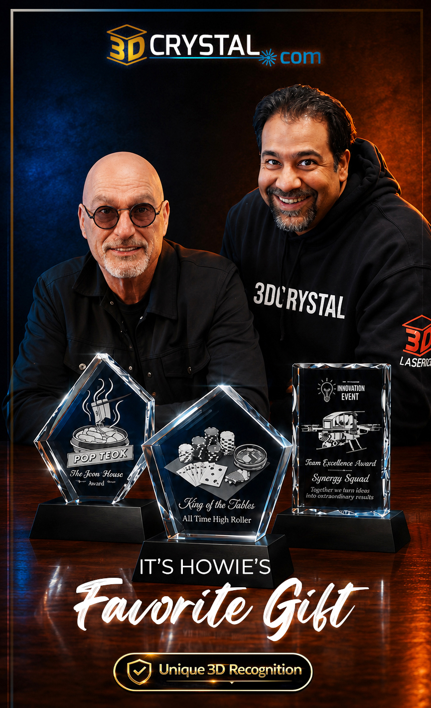Unique 3D Crystal Awards Now IN HD