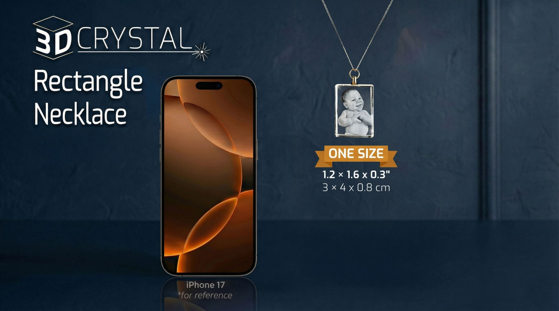 2d Crystal Necklace Size Chart